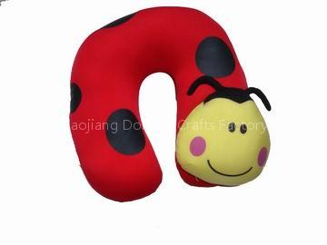 Microbead neck pillow, neck pillow (ladybug)