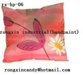 Colorful Handpainted Pillow