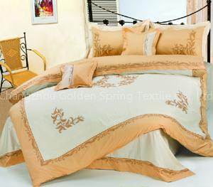 Embroidered 8 Pcs Comforter Set