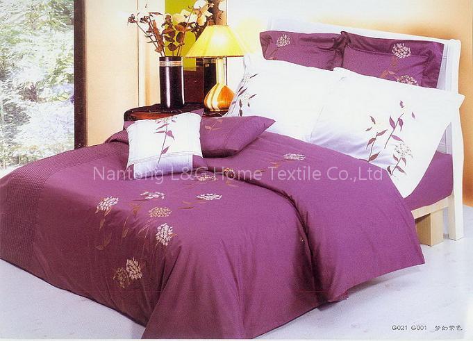 design cotton embroidery bed linen