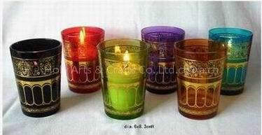 glass candlehoders