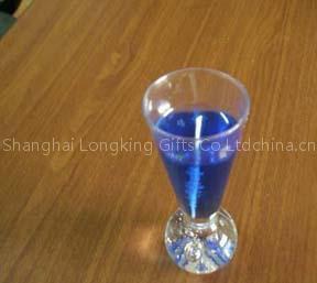 glass candle holder