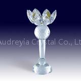 crystal candle holder