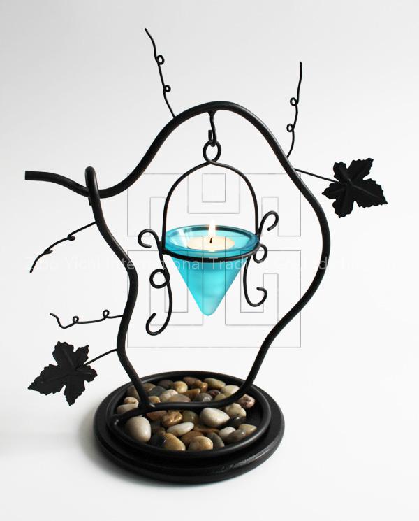 iron candle holder
