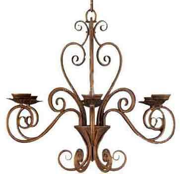 wrought iron holder
