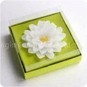 White Flower Candle