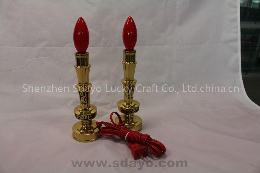 bronze Electricity candle light (product is a pair)