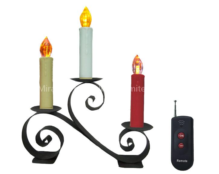 Remote electronic candles