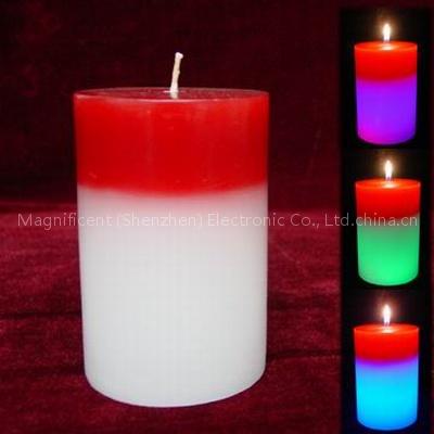 Column Shape Two Colors Candle Lams (HL-301A)