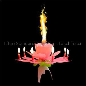circumgyrate water lilly music candle