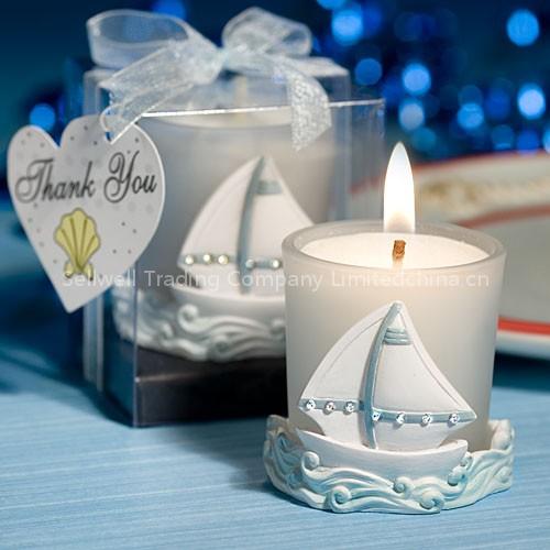 Sailboat Votive Candle Favors