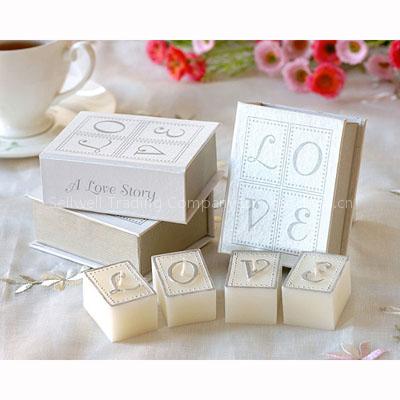 Book of Love Candle Set