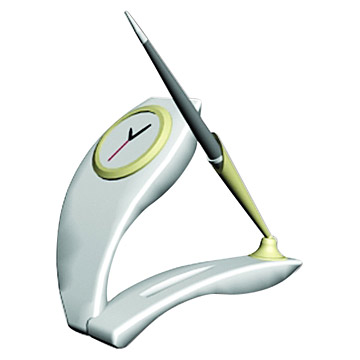 Pen Holder Clock