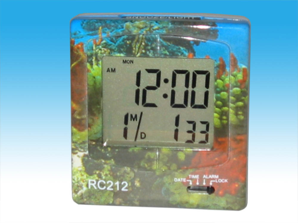 China (Mainland) Lcd Alarm Table Clock For : Rc212