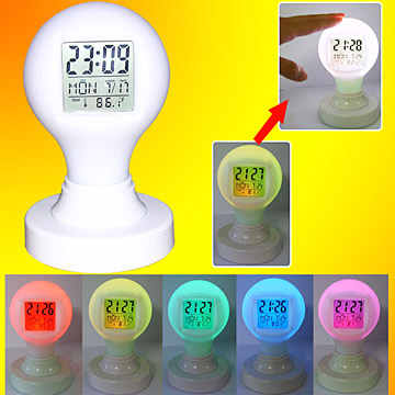 RoHS Approved Color Changing Clocks