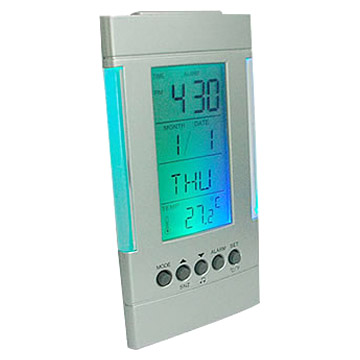 Calendar Clock with 7-Color Light