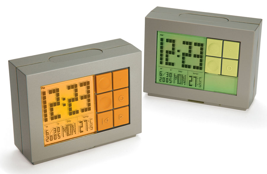 Hong Kong LCD Alarm Clock With Radio