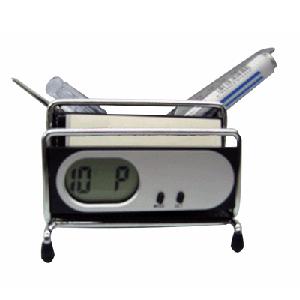 Malaysia Clock With Pen And Name Card Holder