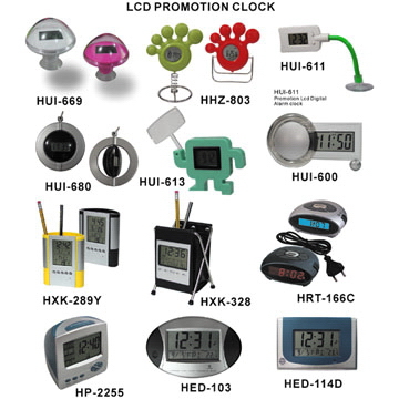 China (Mainland) LCD Promotion Clock