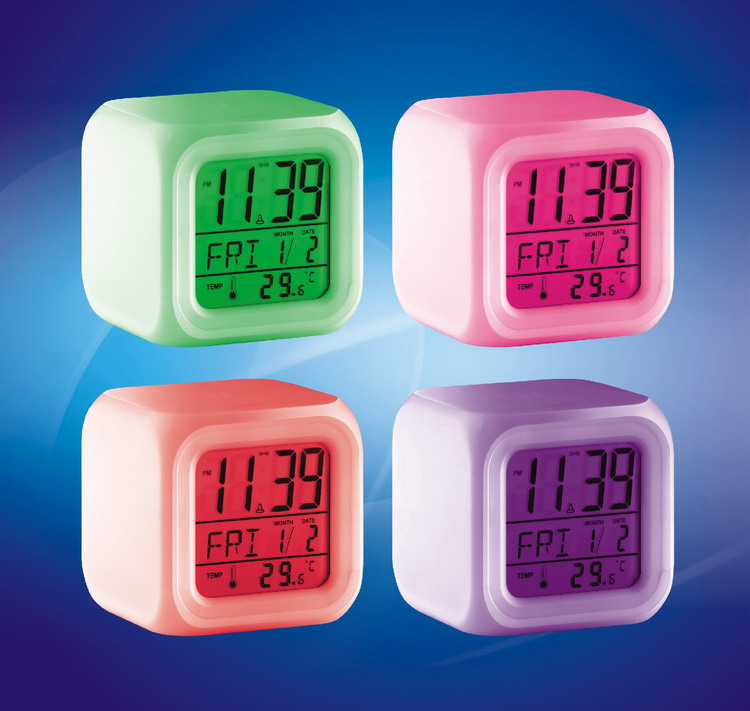 China (Mainland) Color Changing Clock