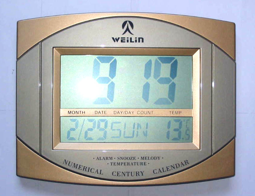 China (Mainland) LCD Calendar