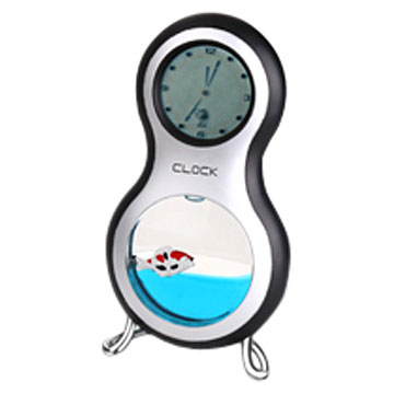 Floating Oil Clock