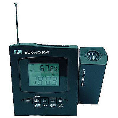Hong Kong Projector&Thermometer Alarm Clock With Radio