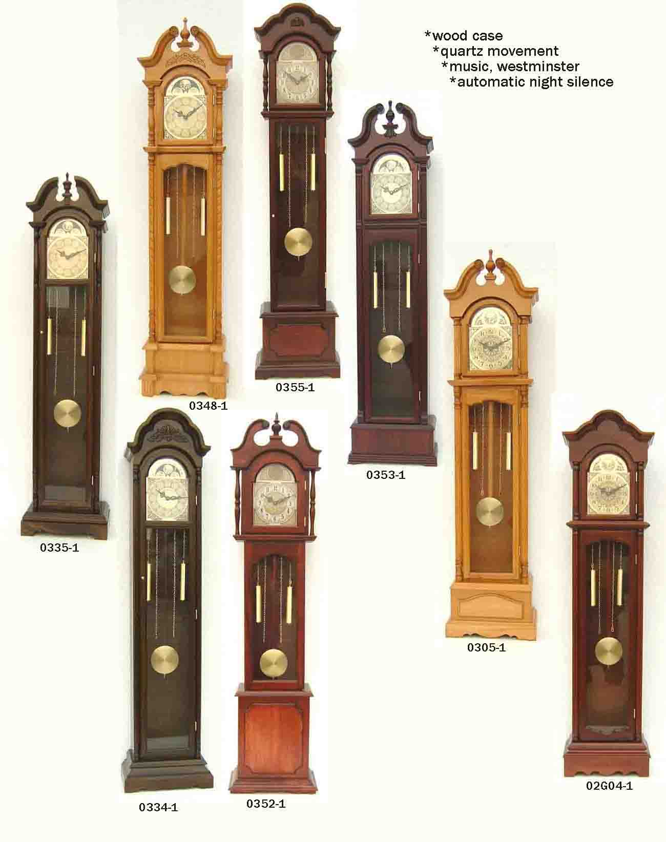 China (Mainland) Quartz Grandfather Clock