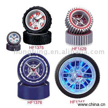 Tire Clock, Gear Clock