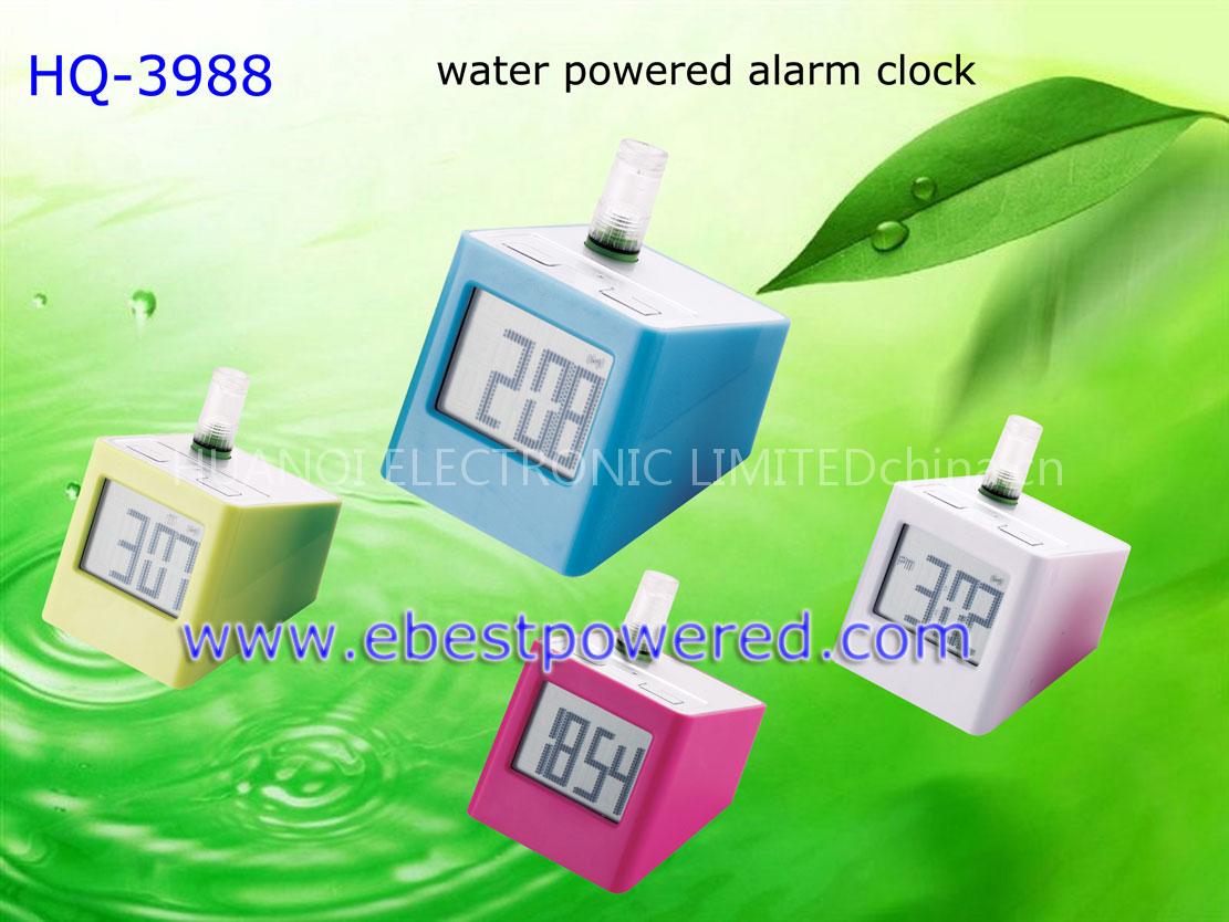 water powered alarm clock