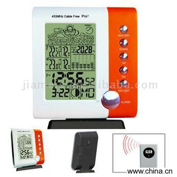 Barometer LCD Clock