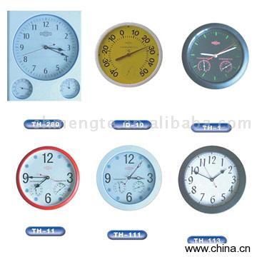 Temperature-Hygrometer Clocks