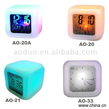 Color Changing Digital Alarm Clock
