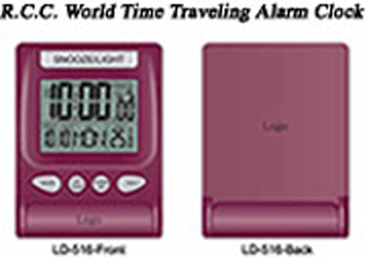 Hong Kong R. C. C World Time Traveling Alarm Clock