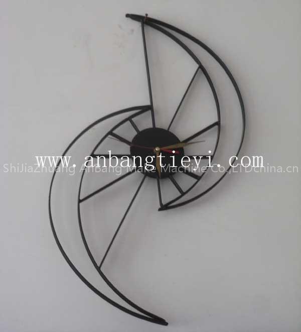 iron art wall clock