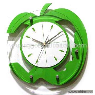 Glass Art Clock