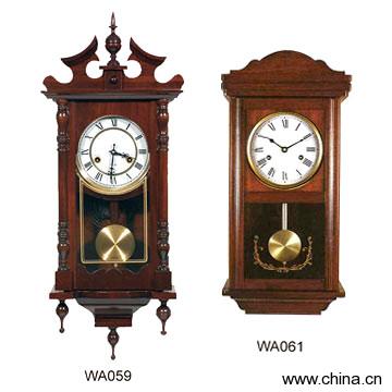 Wall Wooden Mechanical Clock