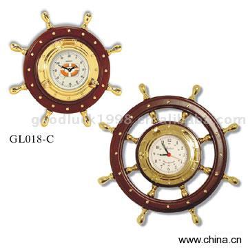 Ship Wheel Clocks