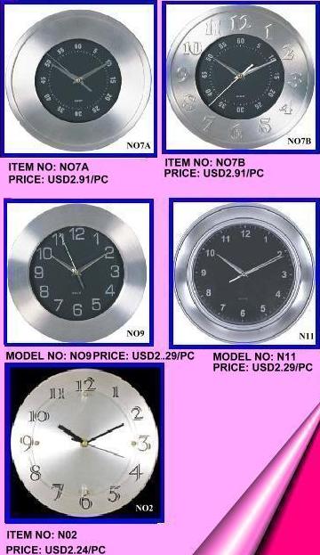 Hong Kong Aluminium Wall Clocks
