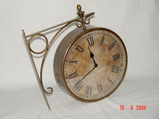 India Antique Station Clock