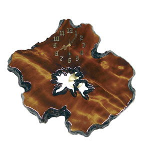 New Zealand Wooden Kauri Pendulum Clock