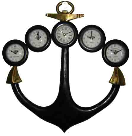 India Wall Scone Clock