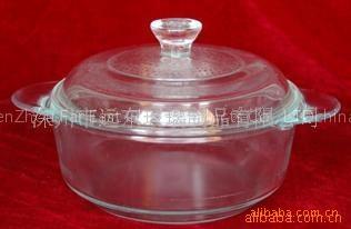 glass pot with ild (high borosilicate heat resistant glass)