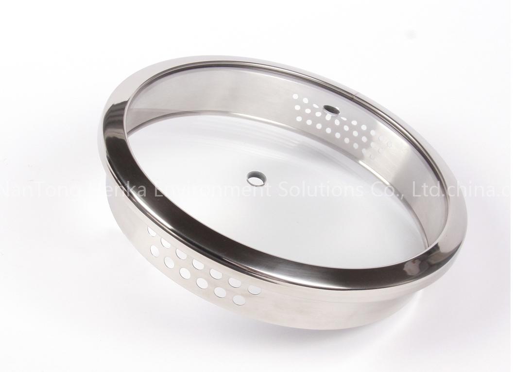 colander lid-tempered glass lid