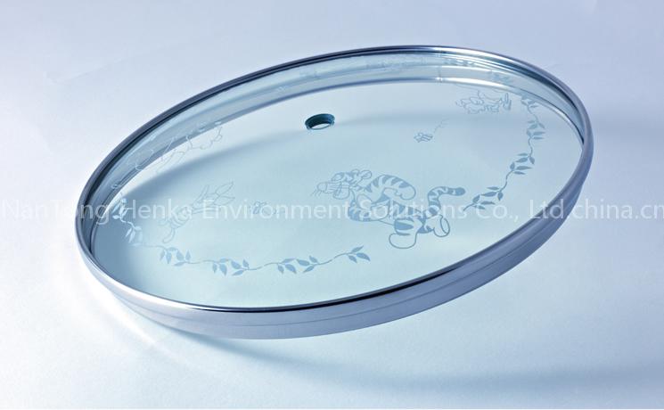 tempered print glass lid