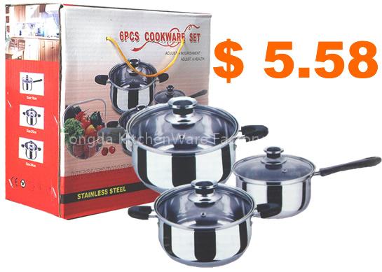 3 pcs cookware