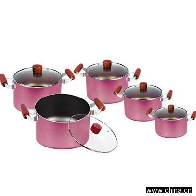 10pc Aluminium Cookware