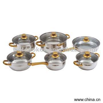 12pc Stainless Steel Pot Set