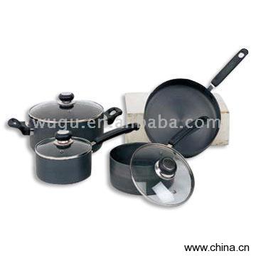 7PC Hard Anodized Cookware Set