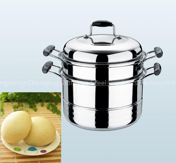 Stainless steel steamer pot